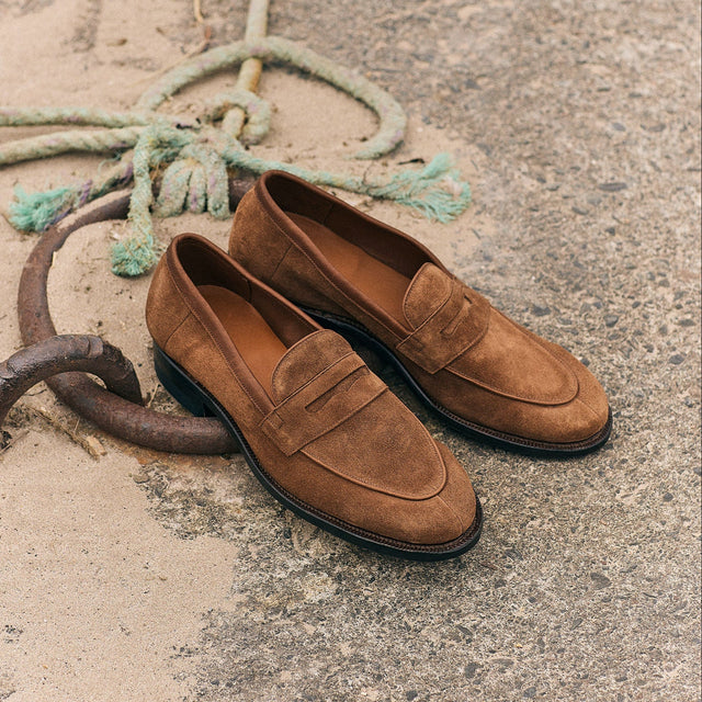 Bristol - Acorn Janus Calf Suede - VIBERG