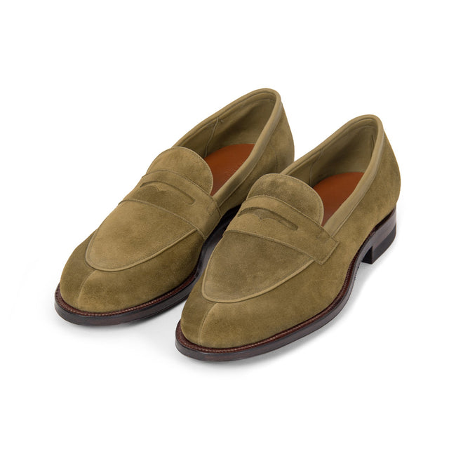 Bristol - Avocado Janus Calf Suede - VIBERG