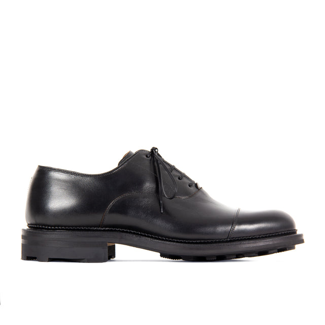 Bastion Oxford - Black French Calf - VIBERG