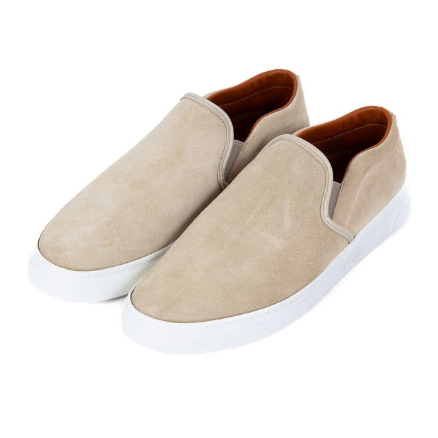 Slip On - Desert Sand Janus Calf Suede