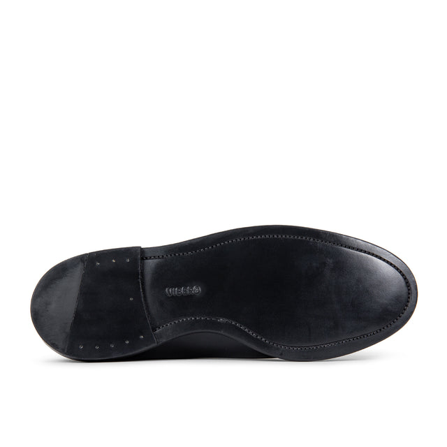 Slipper - Black French Calf