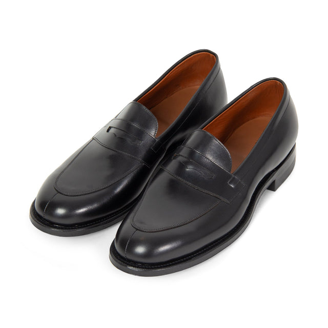 Bristol Loafer - Black Vocalou Calf - VIBERG