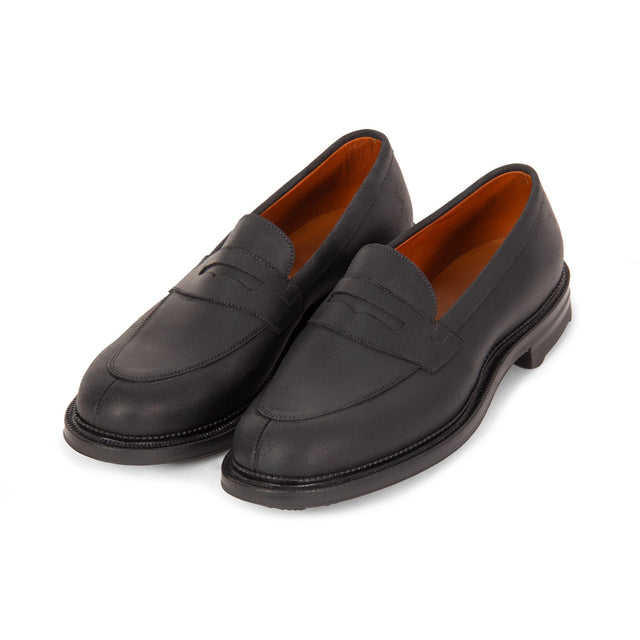 Bristol Loafer - Black Waxy Commander - VIBERG